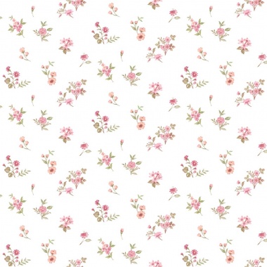 Papel pintado ramilletes pequeños rosa - RAMILEN 03 | MURAKE - 836863