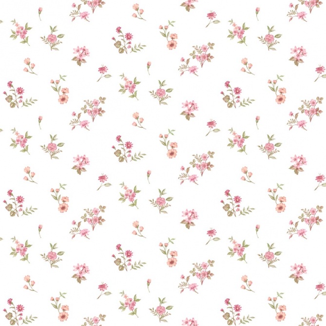 Papel pintado ramilletes pequeños rosa - RAMILEN 03 | MURAKE - 836863