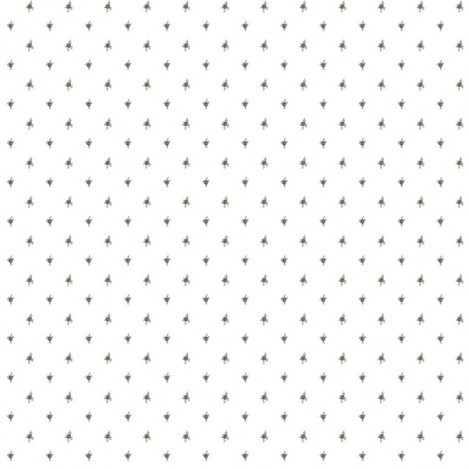 Papel pintado motivos florales mínimos azul - MINOREL 02 | MURAKE - 836868