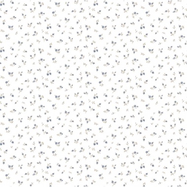 Papel pintado flores menudas azul - FLORIM 02 | MURAKE - 836870