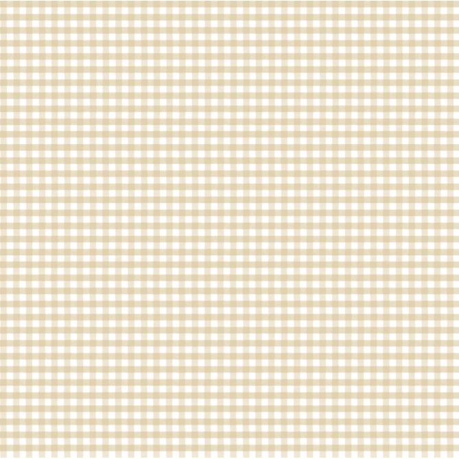 Papel pintado cuadros vichy beige - VICHENA 02 | MURAKE - 836884