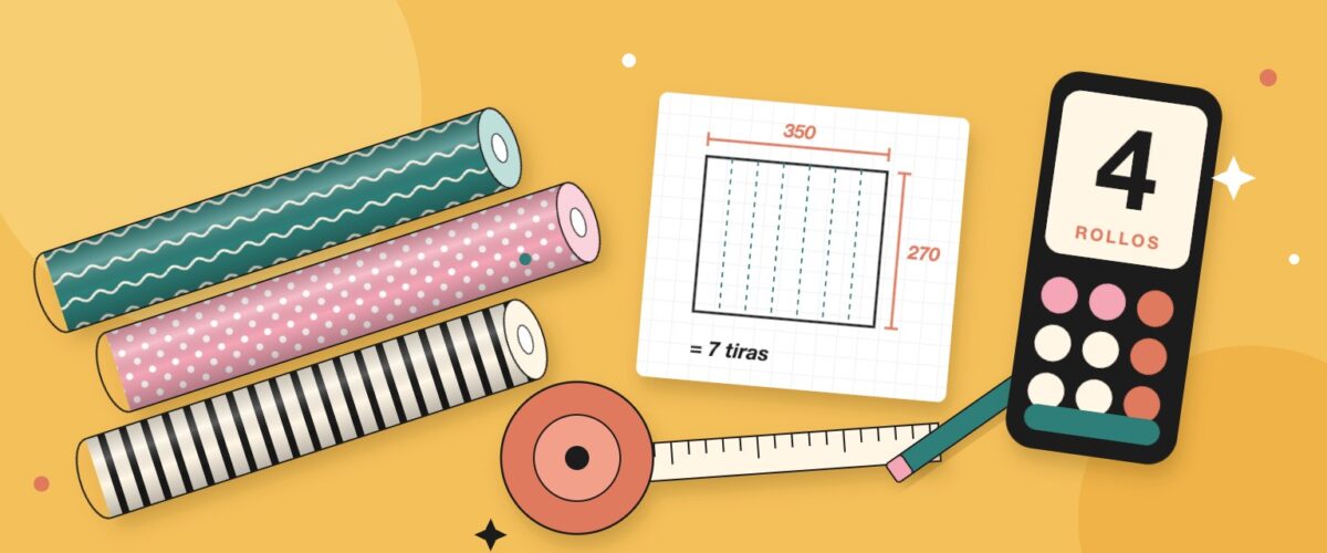 Calculadora de rollos de papel pintado