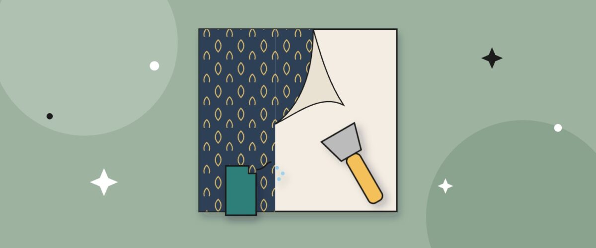 Cómo quitar papel pintado