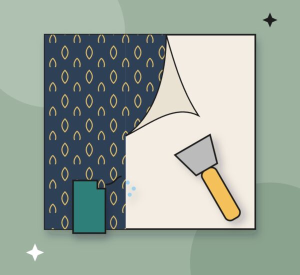 Cómo quitar papel pintado
